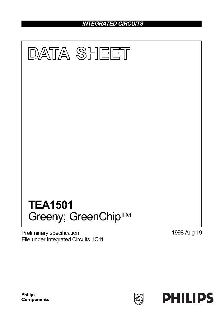 TEA1501_287761.PDF Datasheet