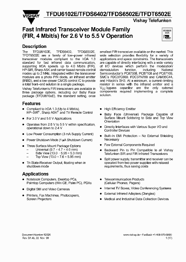 TFDT6502E_285609.PDF Datasheet