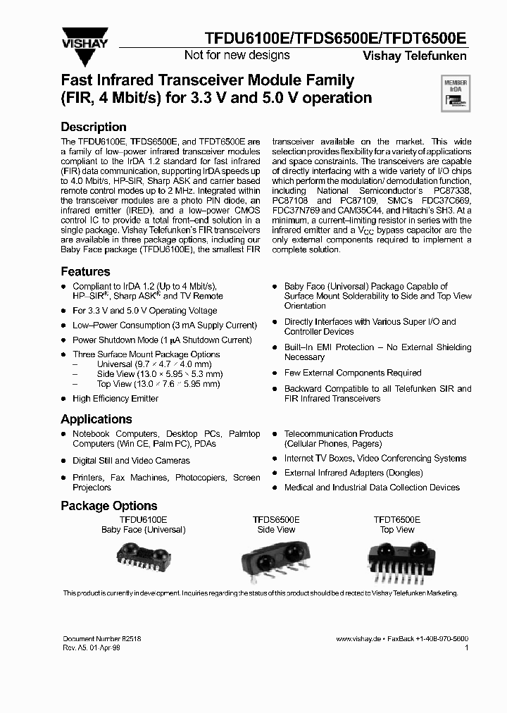 TFDS6500E_291964.PDF Datasheet