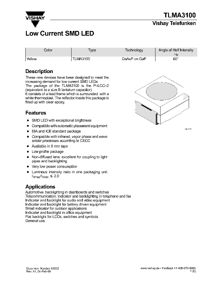 TLMA3100_291753.PDF Datasheet