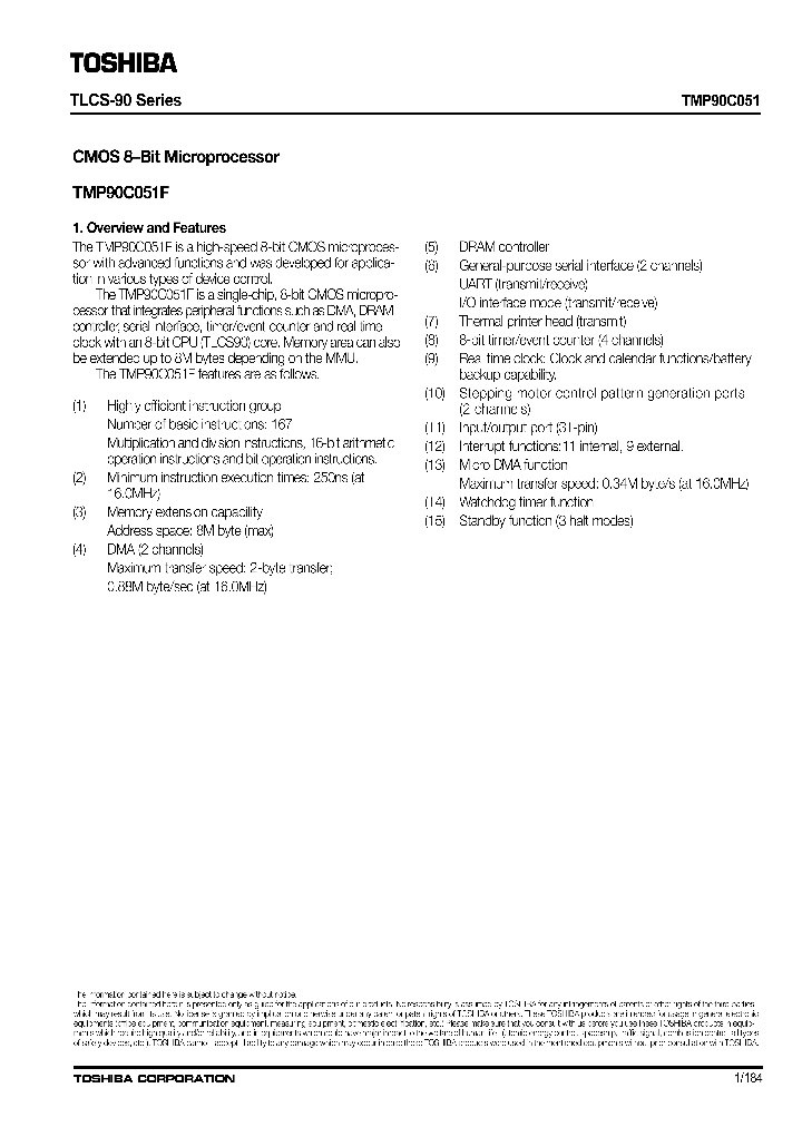TMP90C051_243352.PDF Datasheet