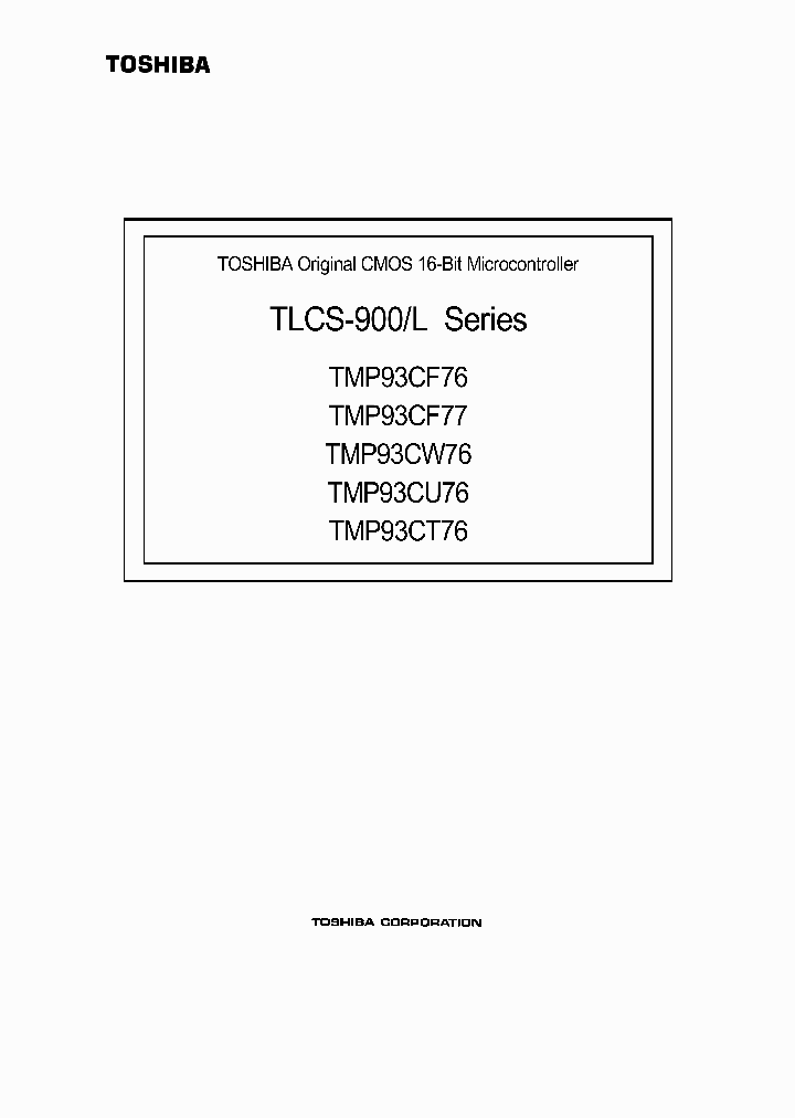 TMP93CU76_274278.PDF Datasheet