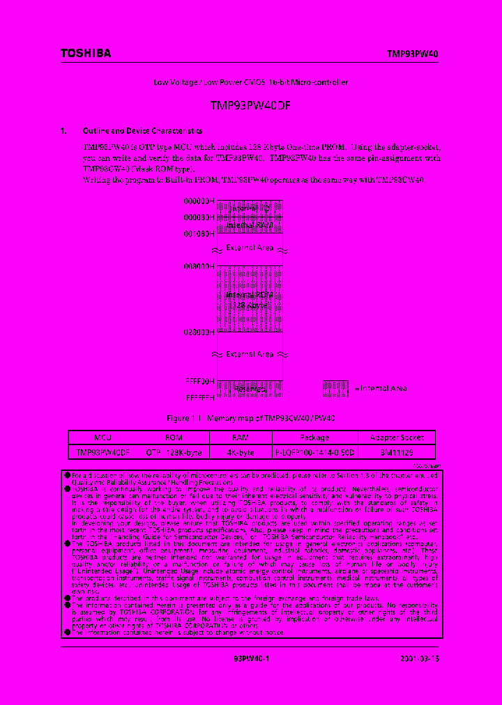 TMP93PW40D_206630.PDF Datasheet