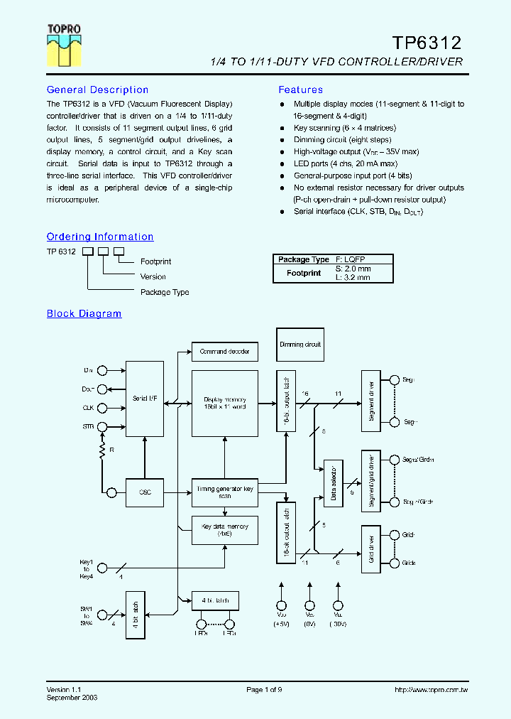 TP6312FE_252184.PDF Datasheet