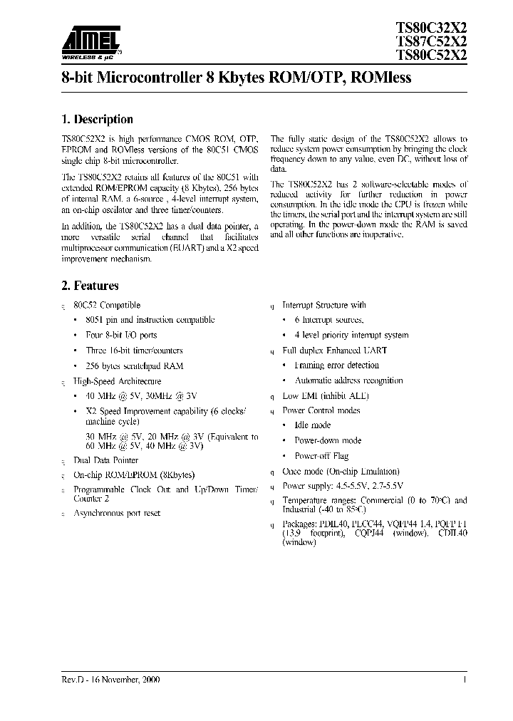 TS87C52X2NBSP_284699.PDF Datasheet