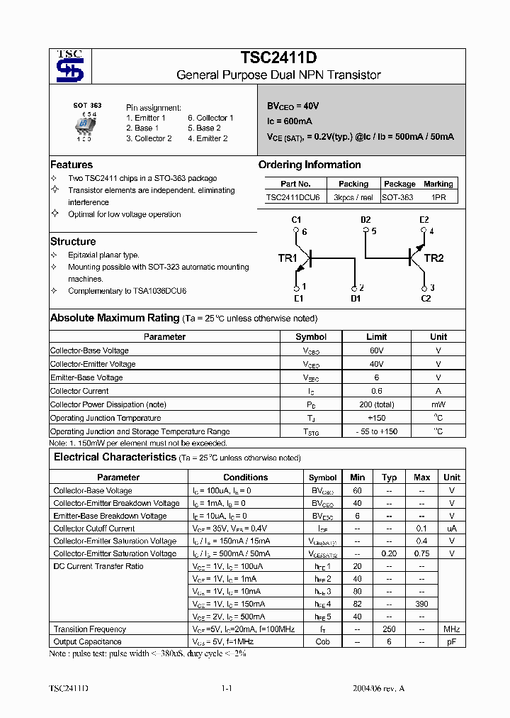 TSC2411D_256957.PDF Datasheet