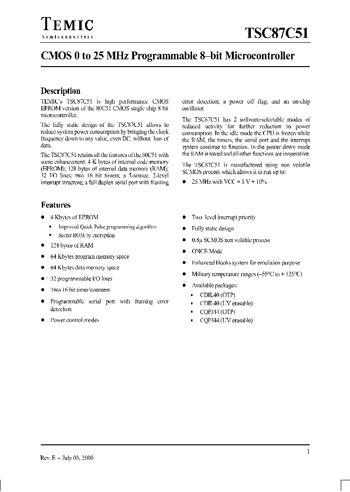 TSC87C51_233074.PDF Datasheet