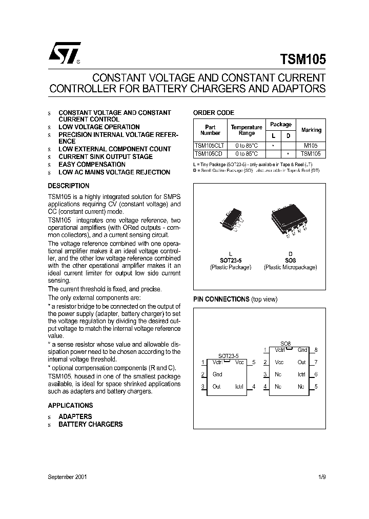 TSM105CLT_210518.PDF Datasheet