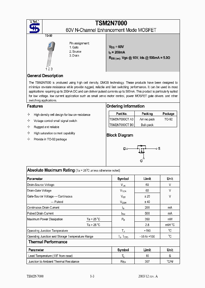 TSM2N7000CTA3_273690.PDF Datasheet