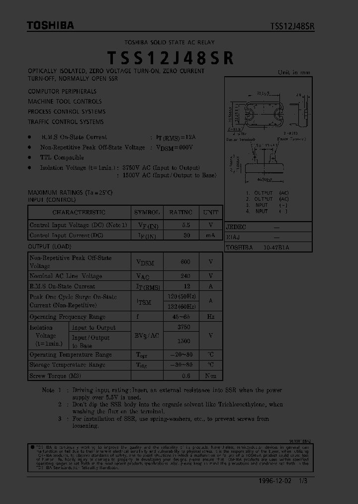 TSS12J48SR_278732.PDF Datasheet
