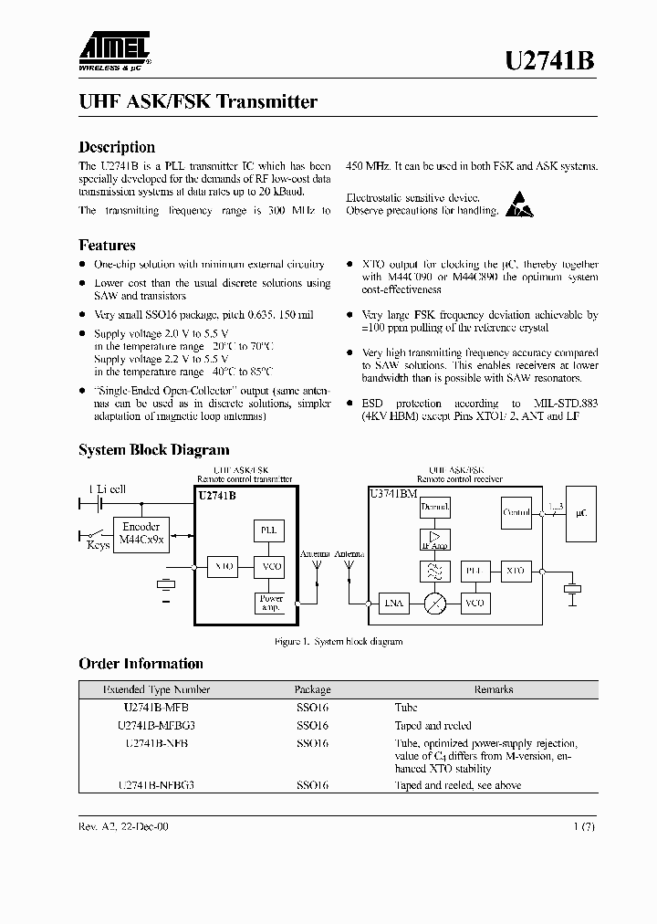 U2741BNBSP_292298.PDF Datasheet