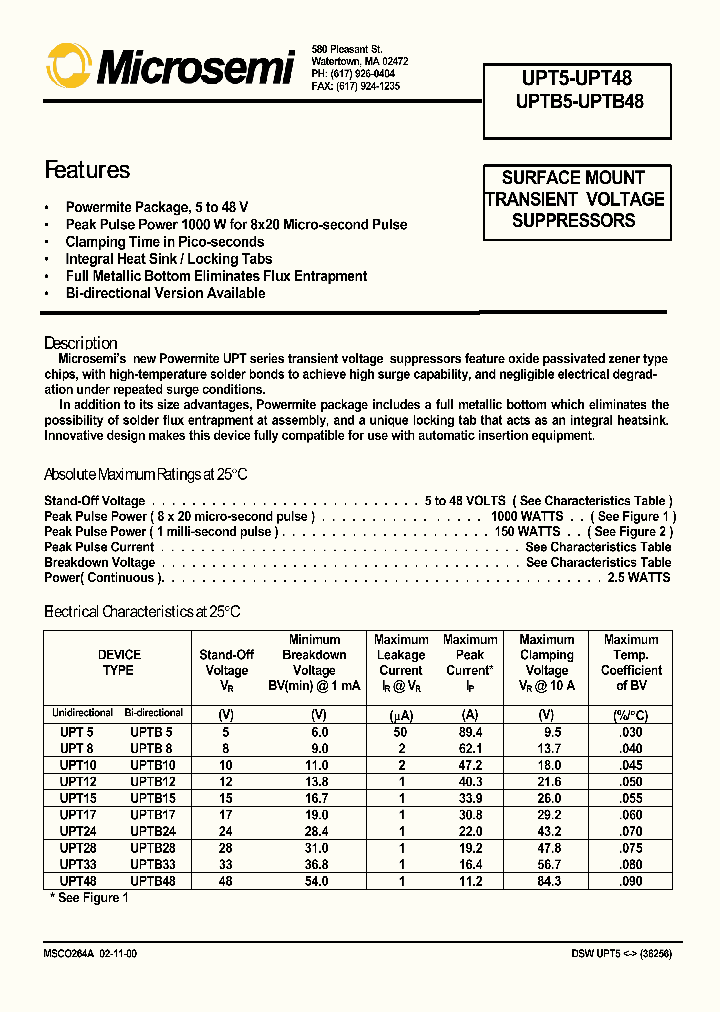 UPTB12_71455.PDF Datasheet