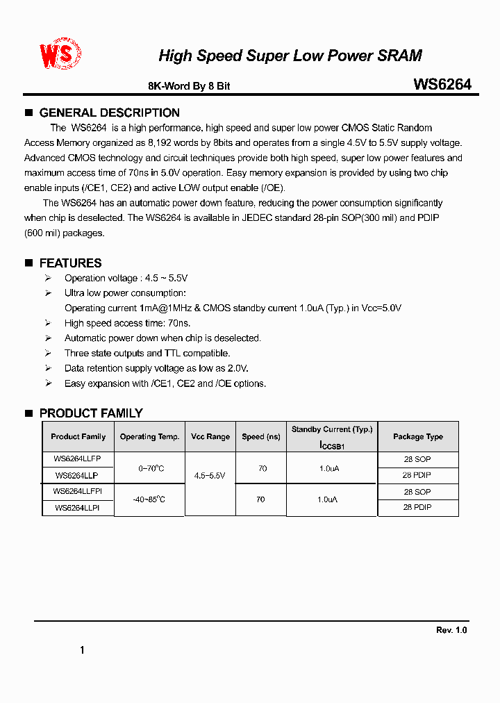 WS6264LLP_248029.PDF Datasheet