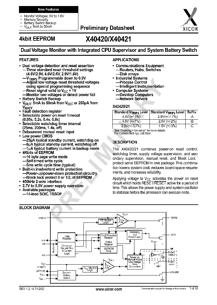 X40421_285963.PDF Datasheet