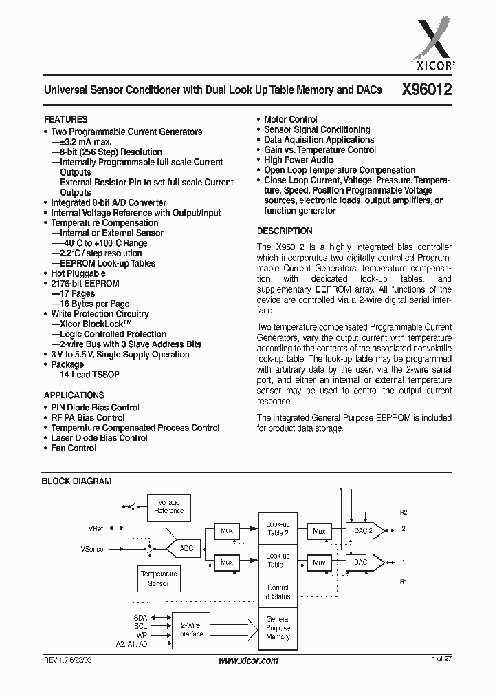 X96012_288294.PDF Datasheet