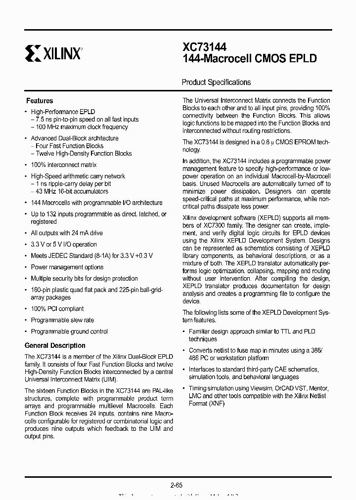 XC73144-15_259099.PDF Datasheet