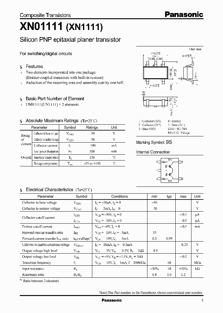 XN01111_277357.PDF Datasheet