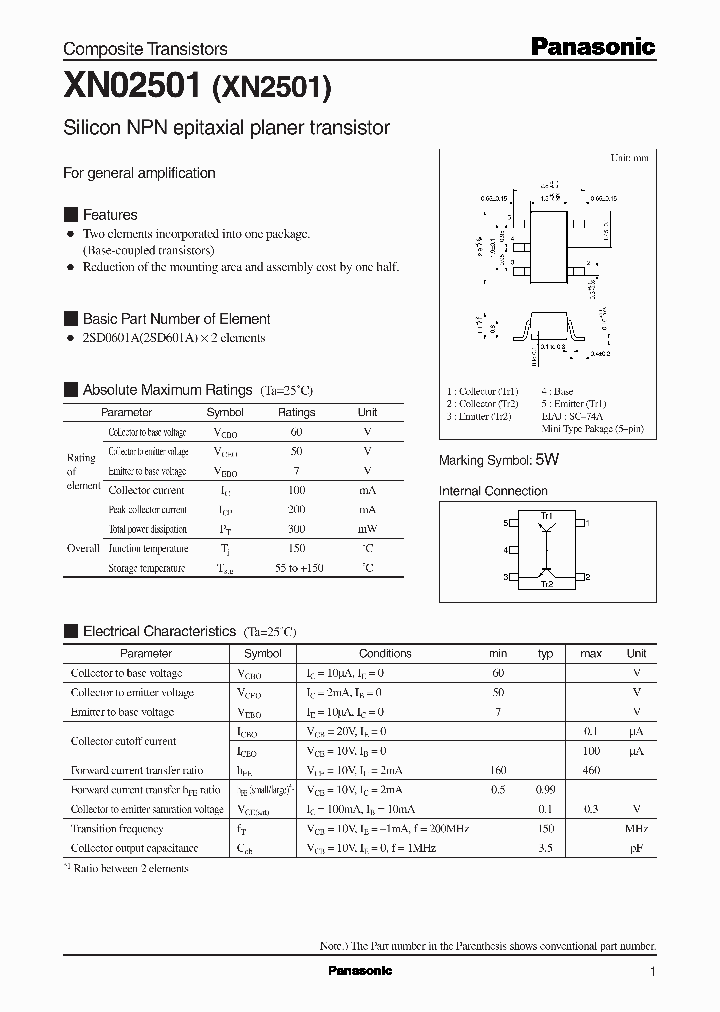 XN2501_283358.PDF Datasheet