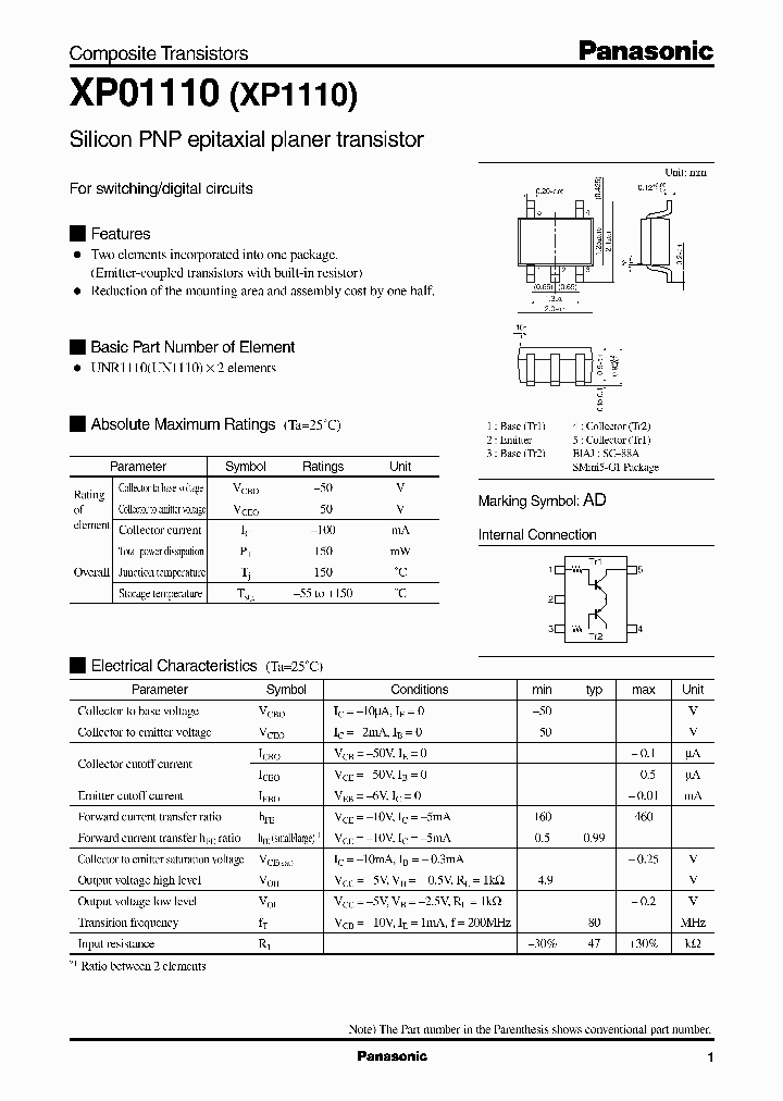 XP01110_289510.PDF Datasheet