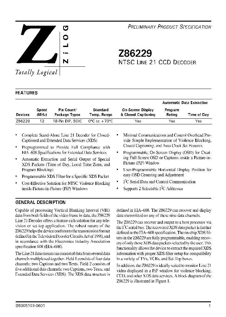 Z86229NBSP_293052.PDF Datasheet