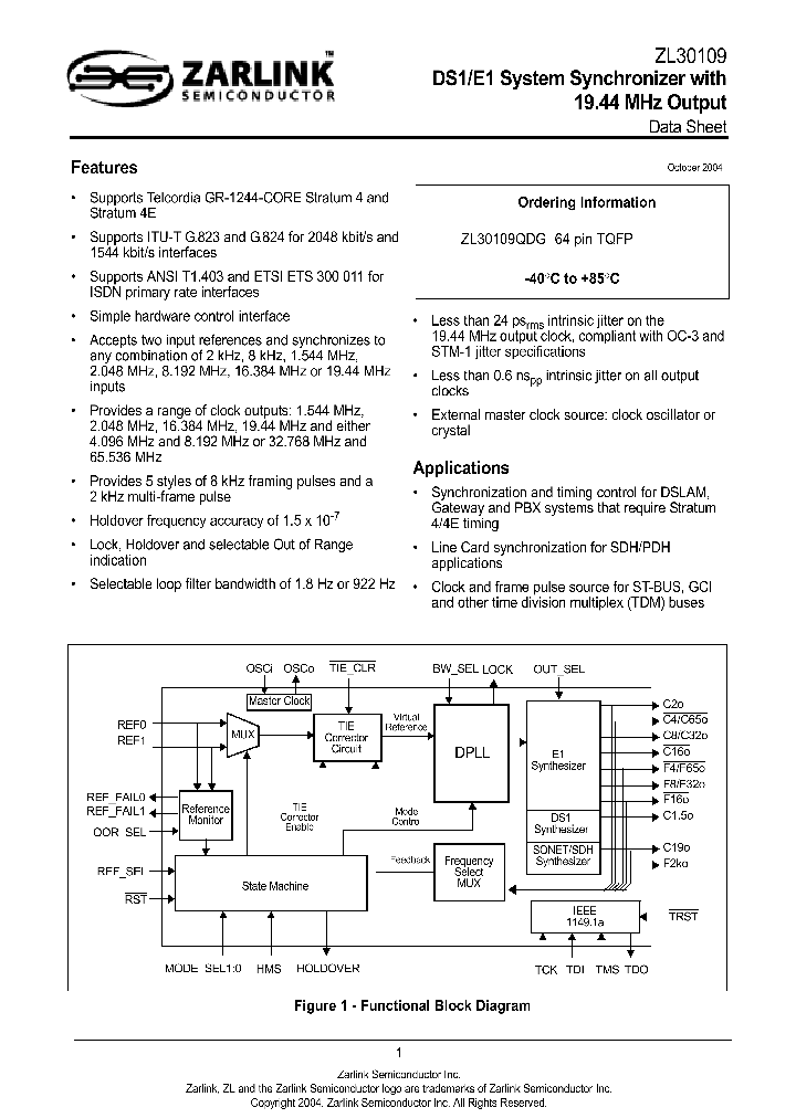 ZL30109_292760.PDF Datasheet