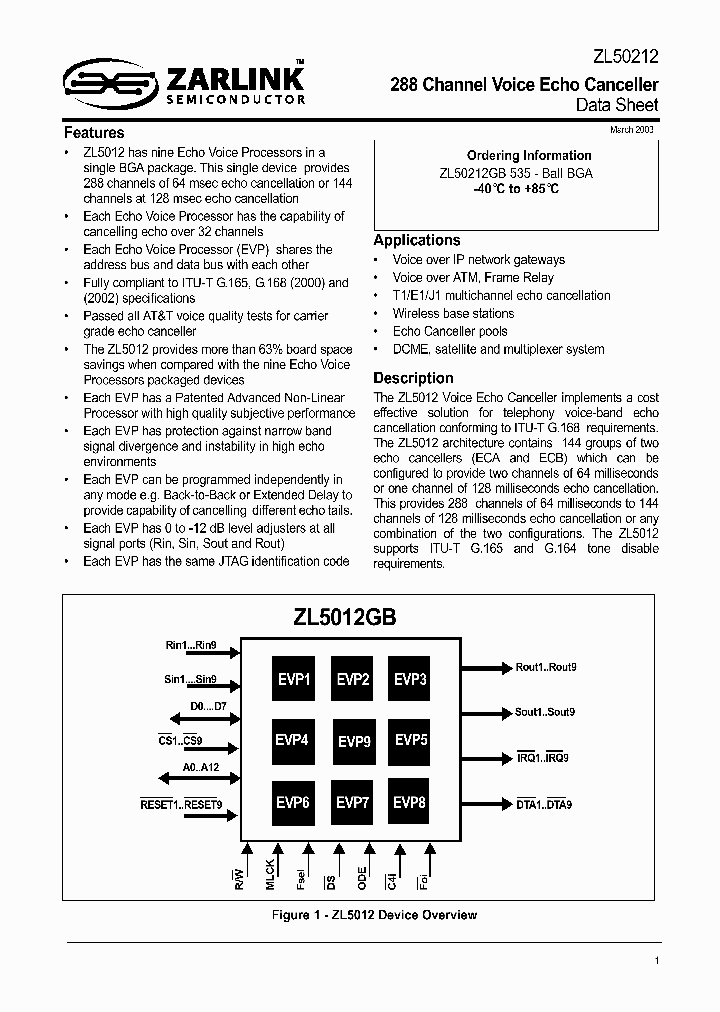 ZL50212_292699.PDF Datasheet