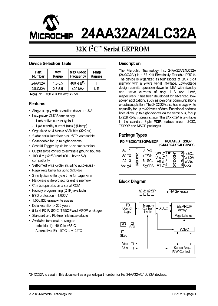 24LC32AX_269195.PDF Datasheet
