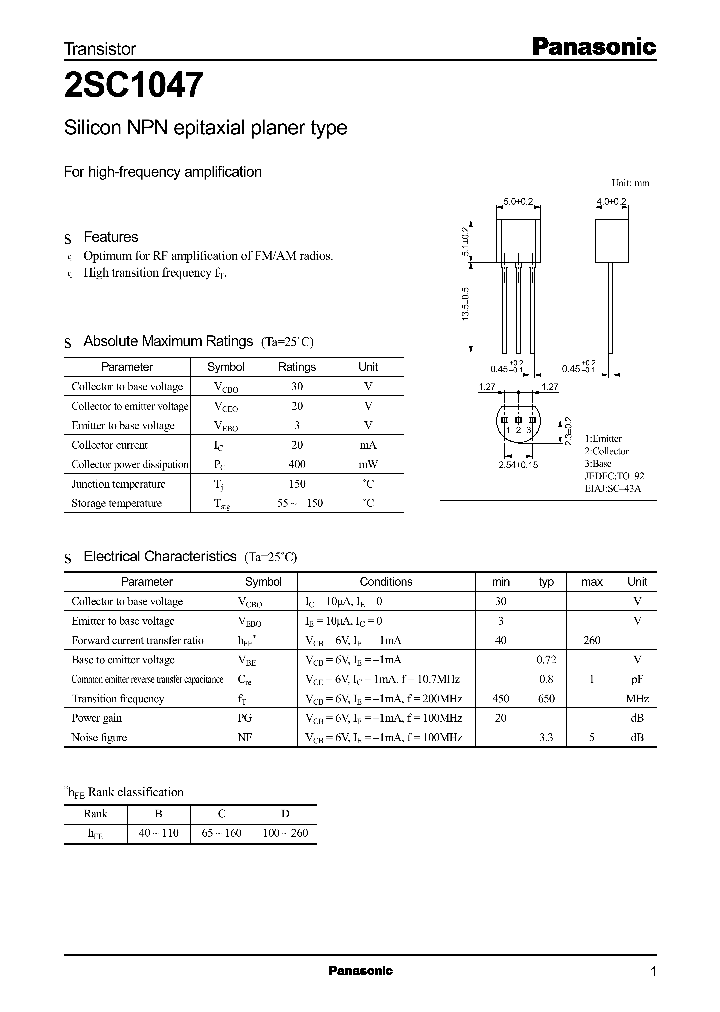 2SC1047_204255.PDF Datasheet