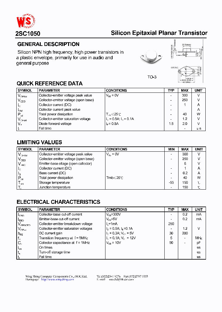 2SC1050_204258.PDF Datasheet