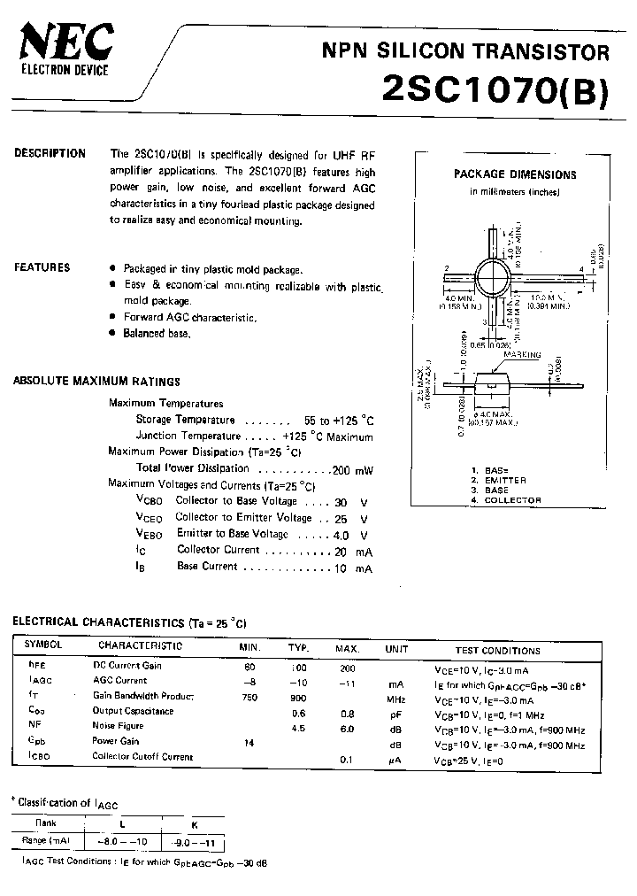2SC1070_204263.PDF Datasheet