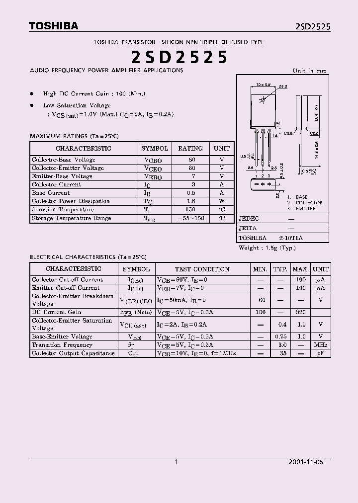 2SC2525_222792.PDF Datasheet