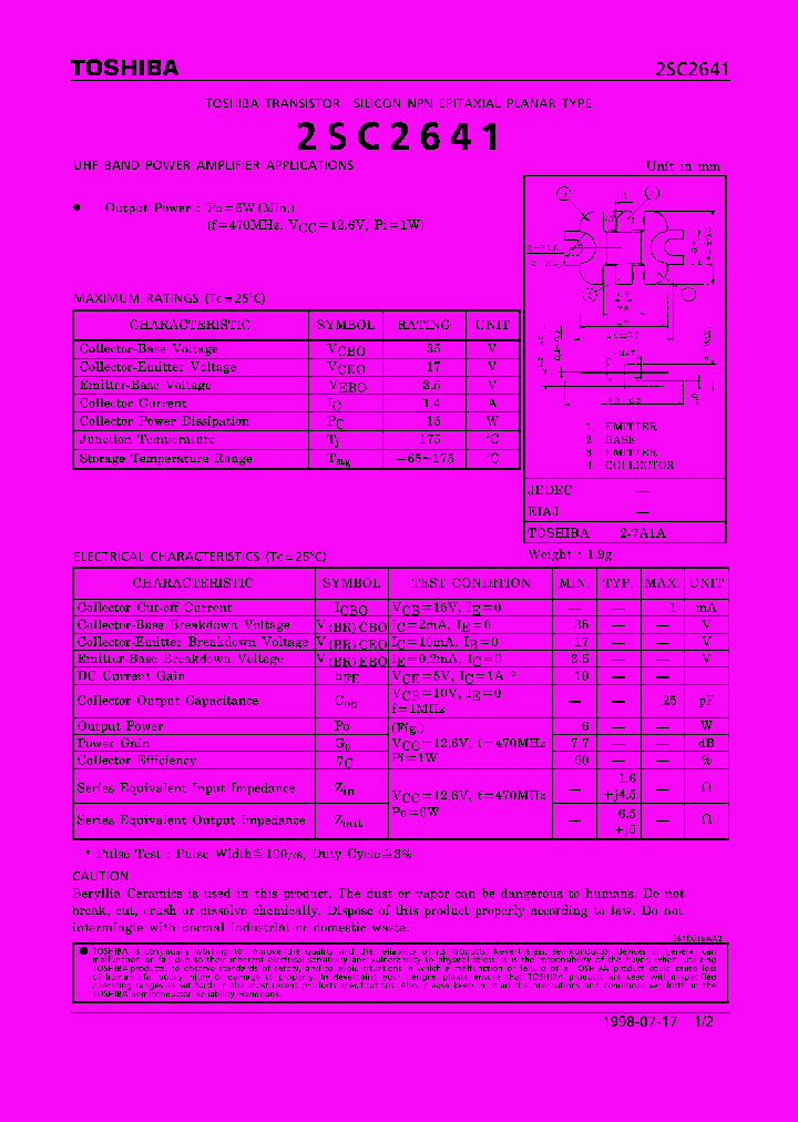2SC2641_240506.PDF Datasheet