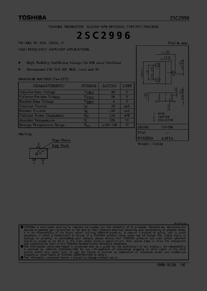 2SC2996_241450.PDF Datasheet