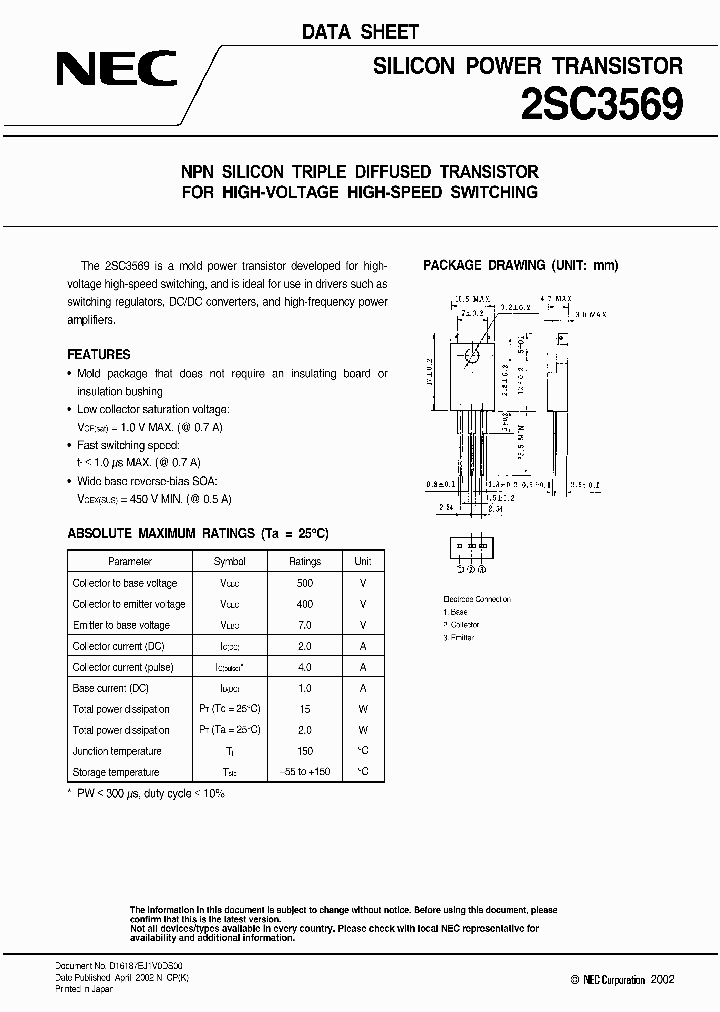 2SC3569_231742.PDF Datasheet