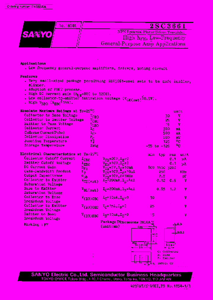 2SC3661_257845.PDF Datasheet