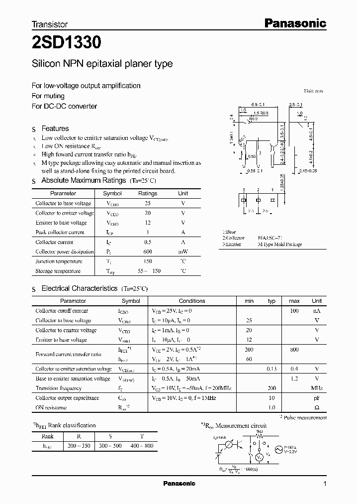2SD1330_263237.PDF Datasheet