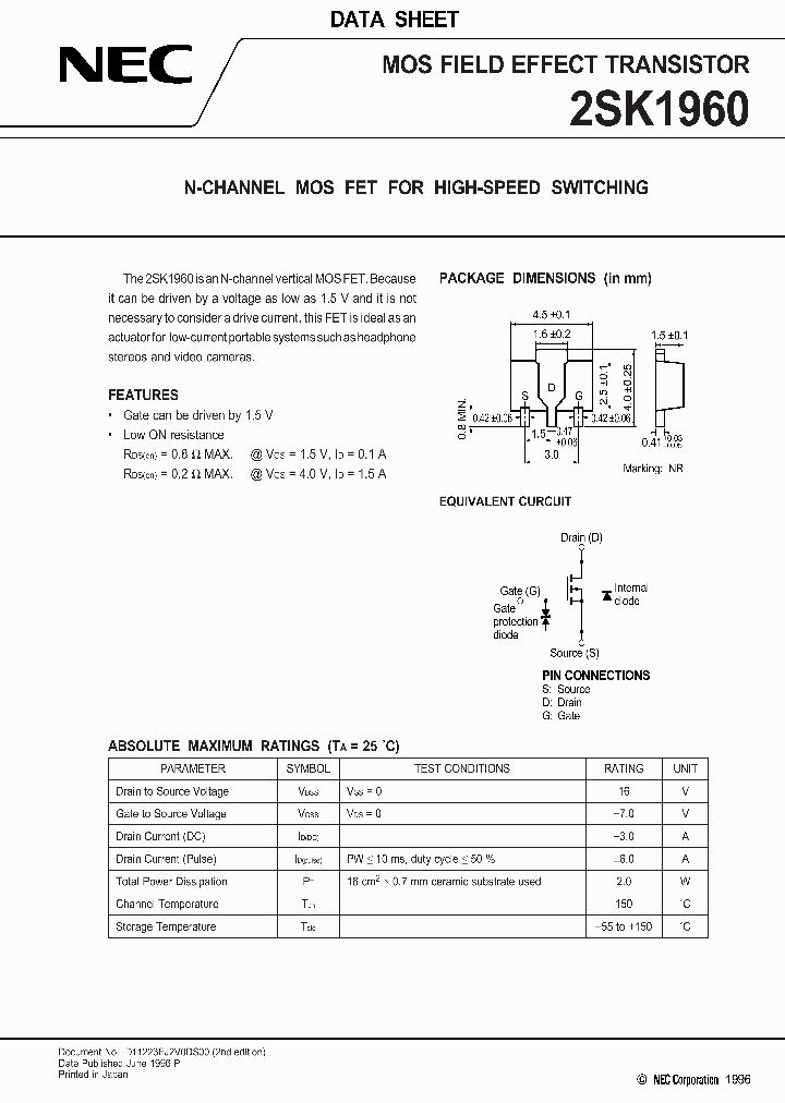 2SK1960_226663.PDF Datasheet
