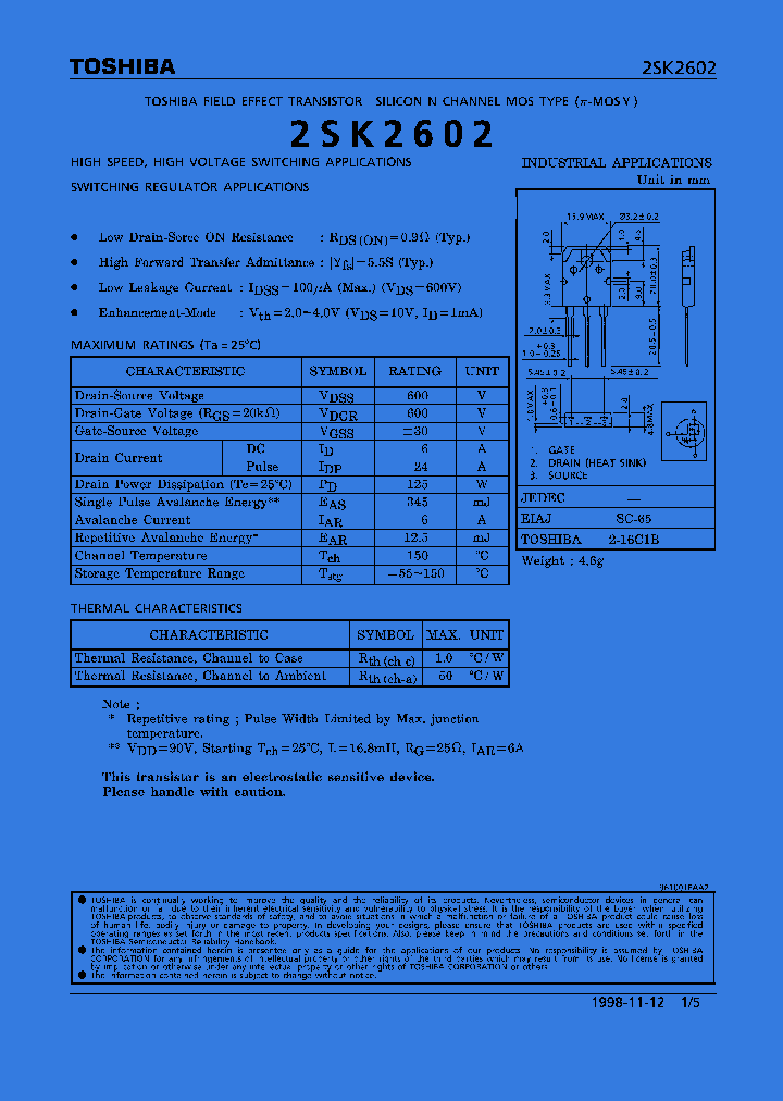 2SK2602_239142.PDF Datasheet