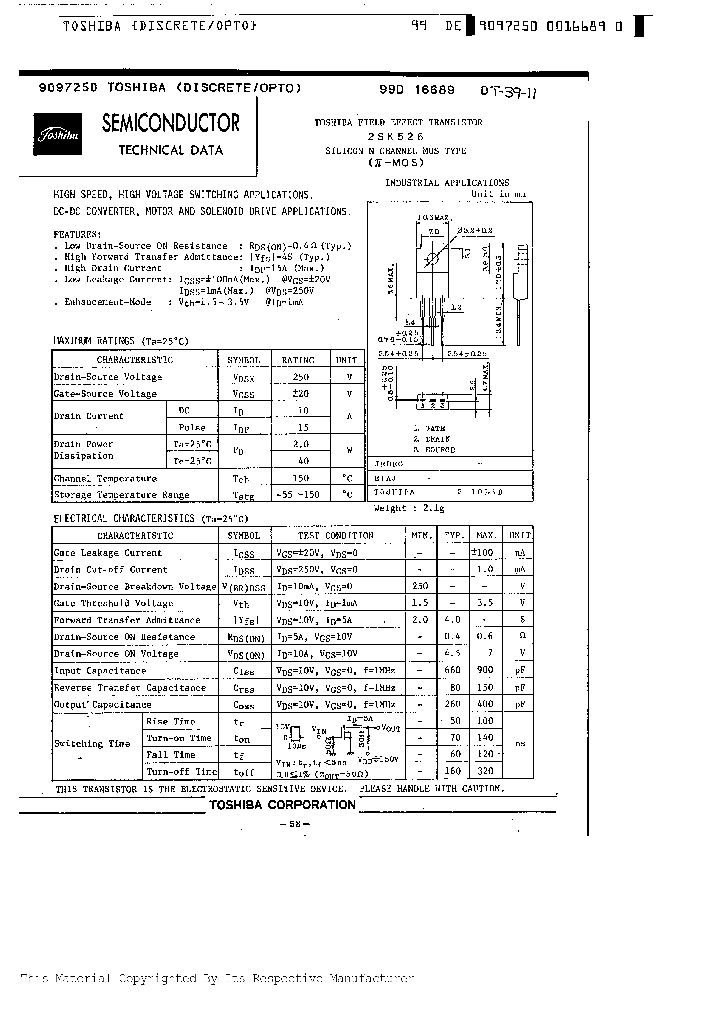 2SK526_218811.PDF Datasheet