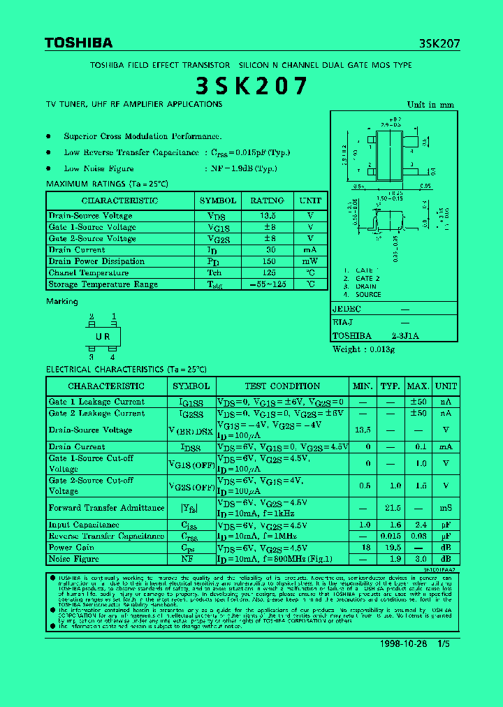 3SK207_204474.PDF Datasheet