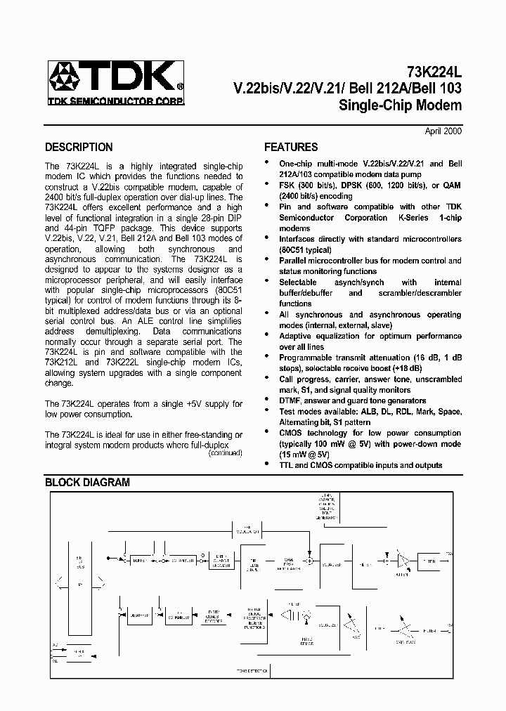 73K224L_242926.PDF Datasheet