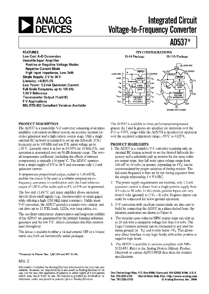 AD537JH_240025.PDF Datasheet