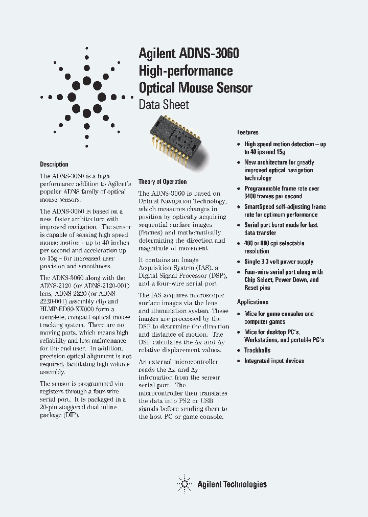 ADNS-3060_258273.PDF Datasheet