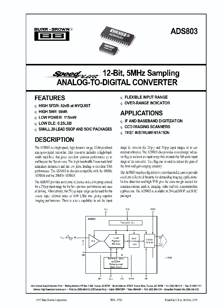 ADS803_257357.PDF Datasheet