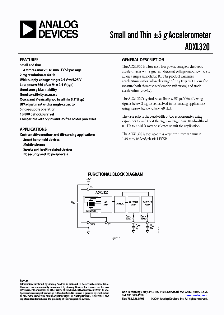 ADXL320_254212.PDF Datasheet