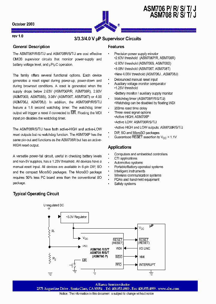 ASM706SCPA_269459.PDF Datasheet