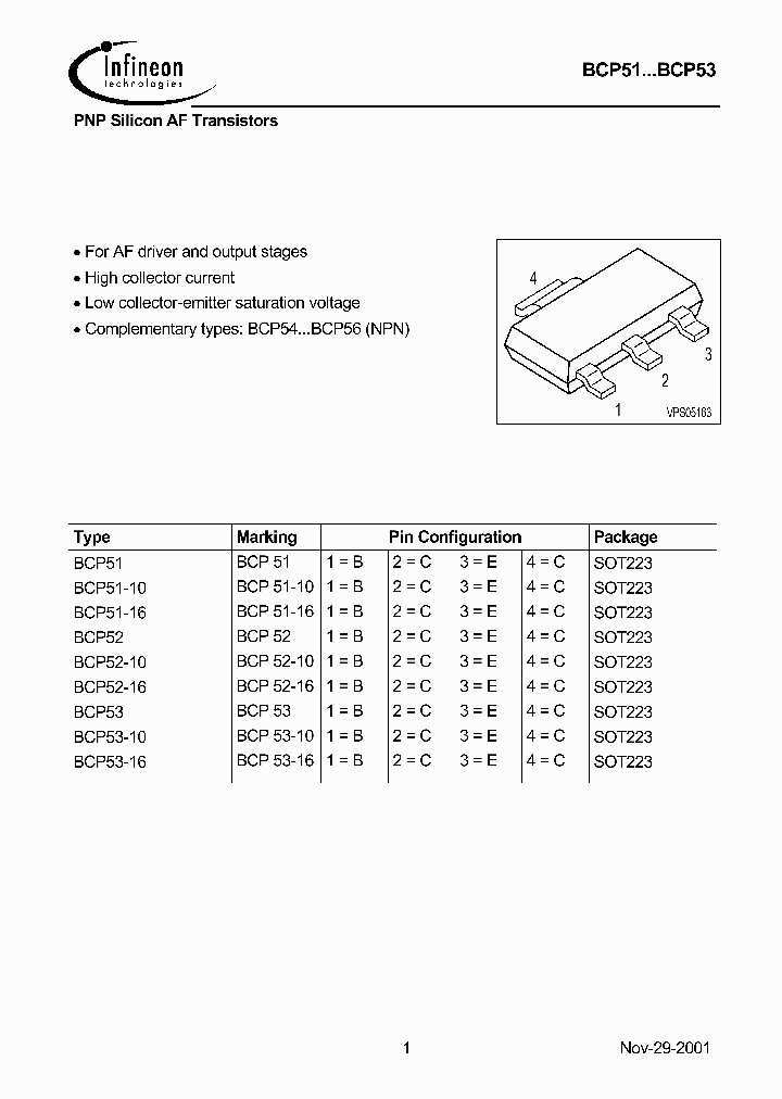 BCP51_264460.PDF Datasheet