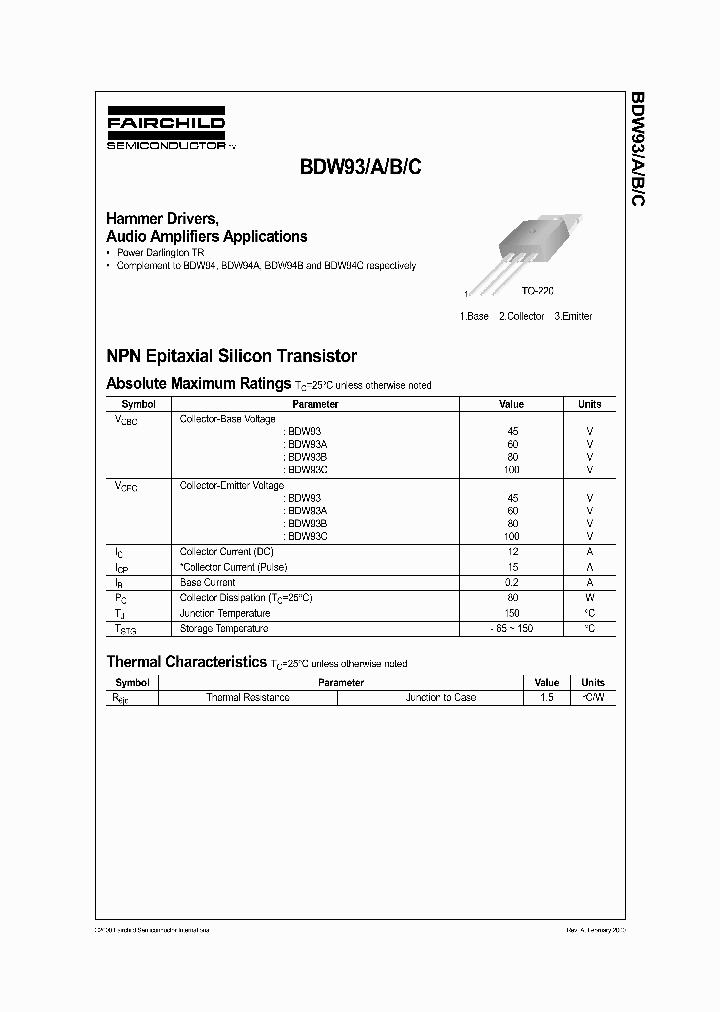 BDW93B_241853.PDF Datasheet