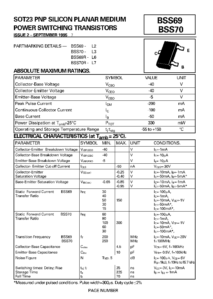 BSS69_240767.PDF Datasheet