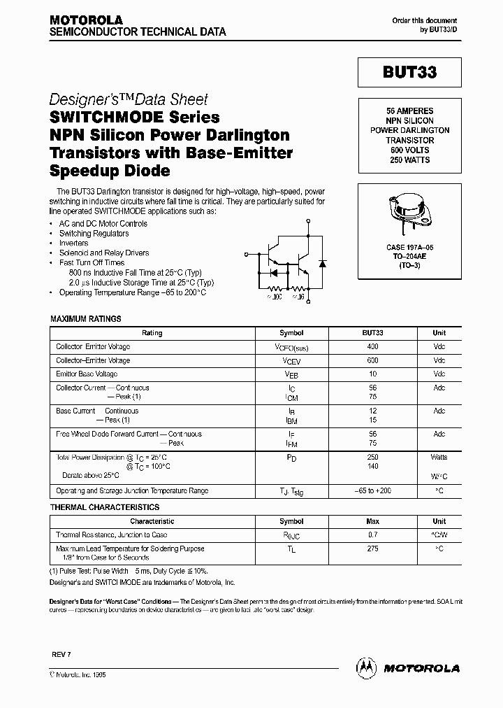 BUT33_270556.PDF Datasheet